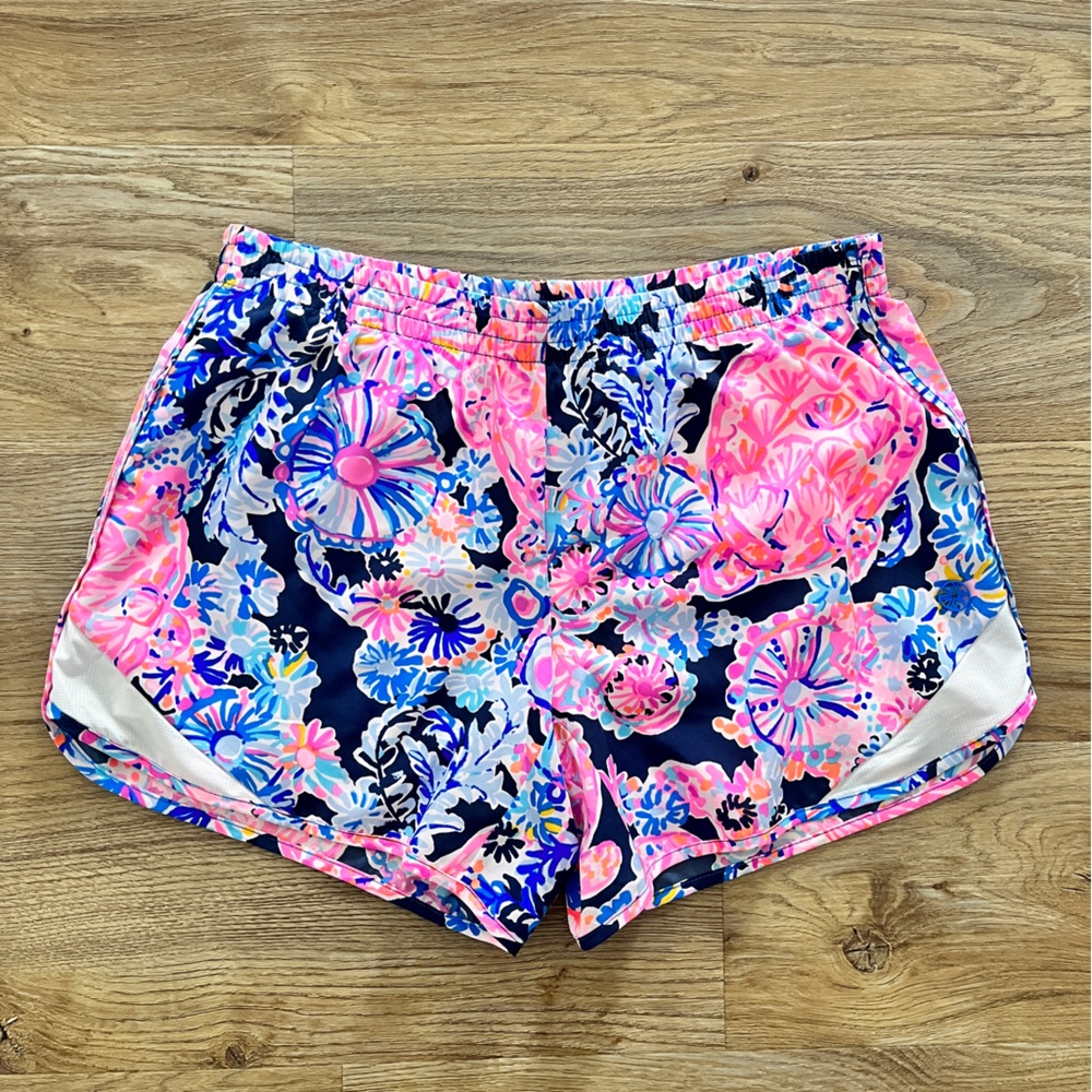 Lilly Pulitzer XS Ocean Trail Shorts Turtle Amazement